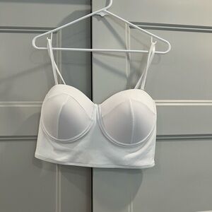 SHEIN White Bikini with Minimalist Design